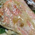 pyorohane's cooksnap of when they made 野菜たっぷり♪鮭の味噌マヨホイル焼き.