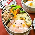 ＴＷＯＨＥＡＲＴＳ's cooksnap of when they made ハート型で簡単ぶうぶうちゃんおにぎり.