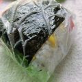 soratea's cooksnap of when they made コーンとベーコンのおにぎり.