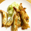 komutatata's cooksnap of when they made ★エビと大葉の春巻き★.
