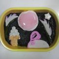 夢魔子's cooksnap of when they made お月見　キャラ弁当.