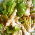 かちこぉ's cooksnap of when they made 青椒牛肉.