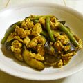 nasubeam's cooksnap of when they made 茄子と鶏ひき肉のカレー炒め♪.
