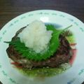 sweetbox25's cooksnap of when they made ポン酢と大根おろしのあっさりハンバーグ.