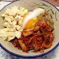 ☆Kayorina☆'s cooksnap of when they made 手抜きなのに美味い！納豆キムチとうふ丼.