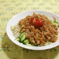 赤い電話's cooksnap of when they made 給食で大人気！ジャージャー麺.