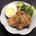 杉並区民's cooksnap of when they made 豚の角煮.