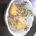 myutoc's cooksnap of when they made 二番だしの肉じゃが.