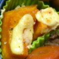 胡麻柴's cooksnap of when they made お弁当に♪超簡単かぼちゃのチーズマヨ焼き.