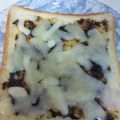 ろんびえん's cooksnap of when they made 海苔の佃煮☆チ～ズトースト.
