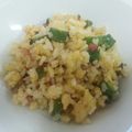 たんきょこ's cooksnap of when they made 簡単チャーハン(ベーコン、オクラ、卵).