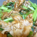キミトク's cooksnap of when they made 豚こま©こまつな炒め.