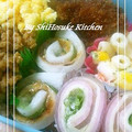 ShiHoすけ's cooksnap of when they made ◆梅と大葉のちくわ巻き◆.