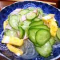 料理ベタなei's cooksnap of when they made 春雨とハムの酢の物.