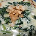 ikko☆'s cooksnap of when they made 鱈のほうれん草クリーム添え.