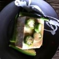 ごごんた's cooksnap of when they made オクラと豆腐のゴマだれ和え。.