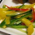 リラシャン's cooksnap of when they made キュウリとパプリカ緑のサラダ.