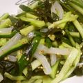miyochama's cooksnap of when they made 細切り蒟蒻とキュウリの胡麻油ポン酢かけ.