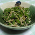 hys1214's cooksnap of when they made 簡単もう一品☆ピーマンとえのきの油いため.