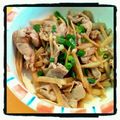えるもー's cooksnap of when they made ＊超簡単！豚肉とゴボウの炒め物♪＊.