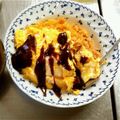 やまぁ～'s cooksnap of when they made 簡単半熟オムライス*デミグラスソース.