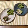 yesmama's cooksnap of when they made 鯵の干物と胡瓜の胡麻酢和え♪.