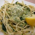 みゅーれん's cooksnap of when they made アボカドでクリーミー♥ほうれん草パスタ.