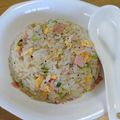 みなあゆママ's cooksnap of when they made シンプルすぎる！ハムと卵、ねぎだけ炒飯.