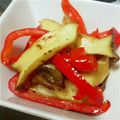 めそ君's cooksnap of when they made シンプル♪パプリカとエリンギの素揚げ☆.