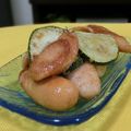 ぽっぽぺぺ's cooksnap of when they made ズッキーニとウインナーのクミン炒め.