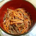 りあぼう's cooksnap of when they made にんじんと牛肉のきんぴら♪.