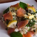 ルロワ・モワ's cooksnap of when they made 鮭フレーク・スモークサーモン　ちらし寿司.