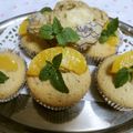 エンテれいに's cooksnap of when they made ✿桃とカスタード入り　紅茶のマフィン✿.