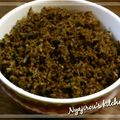 nyajirou's cooksnap of when they made レンジで簡単☆紫蘇の実と鰹節の佃煮.