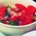 smilemiyo's cooksnap of when they made トマトとオクラの大根おろし和え.