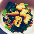 smilemiyo's cooksnap of when they made カルシウム強化☆小松菜の納豆和え.