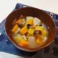 sacoママ's cooksnap of when they made 燃焼系☆かぼちゃ入りしょうが味噌汁.
