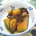 さとみわ's cooksnap of when they made ++塩昆布で南瓜の煮物++.