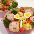 papikun's cooksnap of when they made ２００８❤運動会のお弁当(キャラ弁）.