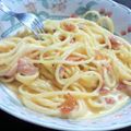 ぅったん♡'s cooksnap of when they made 簡単カルボナーラ.