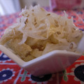 tomokoshiawase's cooksnap of when they made 大根とうす揚げの酢の物.