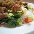 4月ばか's cooksnap of when they made あっさり☆チキンの梅みぞれ丼♪.