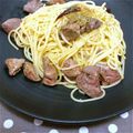なっちズム's cooksnap of when they made 鶏レバーのペペロンチーノ.