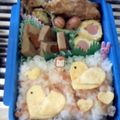 三人ボウズ's cooksnap of when they made 高野豆腐をかわいく♡ キャラ弁のおかず.