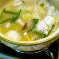 ゆんちゃん☆☆'s cooksnap of when they made 5分で♪博多風[白濁]☃～❤ 鶏の水炊き❤ 時短料理♪♬.