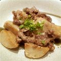 Aokitchen's cooksnap of when they made 里芋の牛肉マヨあえ.