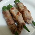たんきょこ's cooksnap of when they made おくらの豚チー巻き.