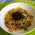 ままったり's cooksnap of when they made 大葉にんにく醤油で☆ししとうの和風パスタ.
