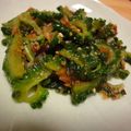 sayohisayo's cooksnap of when they made カンタンおいしい！ゴーヤのめんつゆあえ.