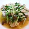 だんご社長's cooksnap of when they made 水菜と鶏肉の炒め煮.